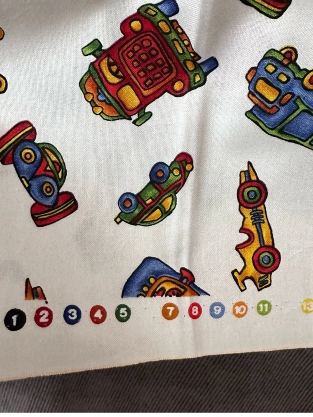 Vintage Cars Trucks Juvenile Fabric Cotton 3 Yards